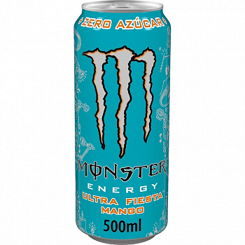 Купить Напиток MONSTER ENERGY ULTRA FIESTA MANGO 0.5л Напиток MONSTER ENERGY ULTRA FIESTA MANGO 0.5л